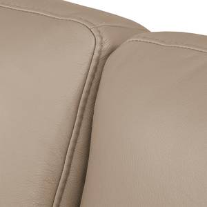 Ecksofa Laureto I Echtleder Echtleder - Cappuccino - Longchair davorstehend links