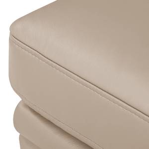 Ecksofa Laureto I Echtleder Echtleder - Cappuccino - Longchair davorstehend links