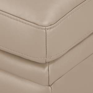 Ecksofa Laureto I Echtleder Echtleder - Cappuccino - Longchair davorstehend links