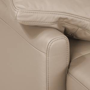 Ecksofa Laureto I Echtleder Echtleder - Cappuccino - Longchair davorstehend links