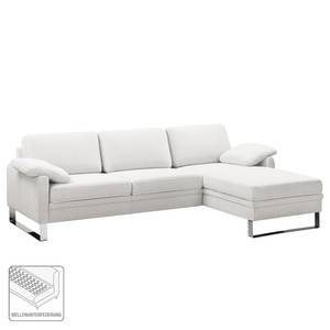 Ecksofa Laureto Weiß - Textil - 250 x 85 x 169 cm