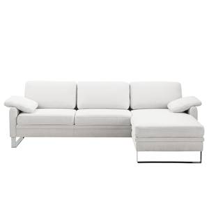 Canapé d'angle Laureto Blanc - Textile - 250 x 85 x 169 cm