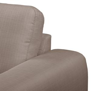 Ecksofa Lauris Strukturstoff - Cubanit - Longchair davorstehend rechts