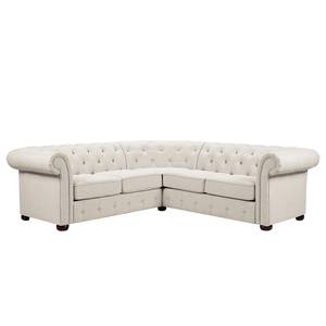 Ecksofa Lensington Webstoff - Creme