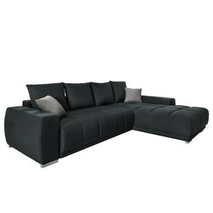 Ecksofa Letcher (Mit Schlaffunktion) Webstoff - Longchair davorstehend rechts