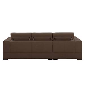 Ecksofa Lipley (mit Schlaffunktion) Webs Braun - Textil - 259 x 99 x 167 cm