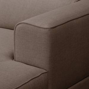 Ecksofa Lipley (mit Schlaffunktion) Webs Braun - Textil - 259 x 99 x 167 cm