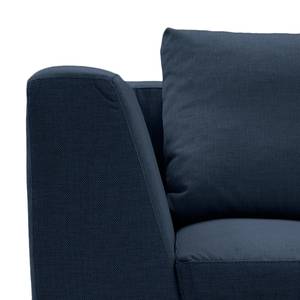 Ecksofa Madison I Webstoff Webstoff Anda II: Blau - Breite: 255 cm - Ottomane davorstehend links