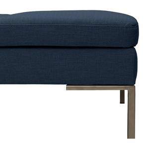 Ecksofa Madison I Webstoff Webstoff Anda II: Blau - Breite: 255 cm - Ottomane davorstehend links