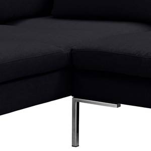 Ecksofa Madison I Webstoff Webstoff Saia: Anthrazit - Breite: 319 cm - Ottomane davorstehend links