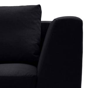 Ecksofa Madison I Webstoff Webstoff Saia: Anthrazit - Breite: 319 cm - Ottomane davorstehend links