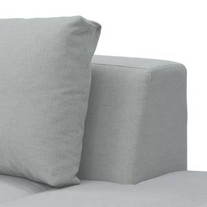 Ecksofa Madison I Webstoff Webstoff Anda II: Silber - Breite: 319 cm - Ottomane davorstehend links