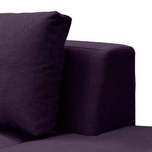 Ecksofa Madison I Webstoff Webstoff Anda II: Violett - Breite: 319 cm - Ottomane davorstehend links