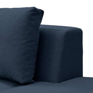 Ecksofa Madison I Webstoff Webstoff Anda II: Blau - Breite: 319 cm - Ottomane davorstehend rechts