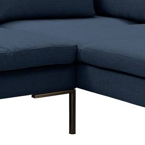 Ecksofa Madison I Webstoff Webstoff Anda II: Blau - Breite: 319 cm - Ottomane davorstehend rechts