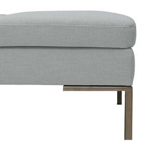 Ecksofa Madison I Webstoff Webstoff Anda II: Silber - Breite: 319 cm - Ottomane davorstehend rechts