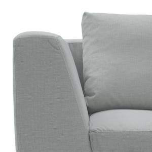 Ecksofa Madison I Webstoff Webstoff Anda II: Silber - Breite: 255 cm - Ottomane davorstehend rechts