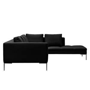 Ecksofa Madison I Webstoff Webstoff Saia: Anthrazit - Breite: 319 cm - Ottomane davorstehend rechts