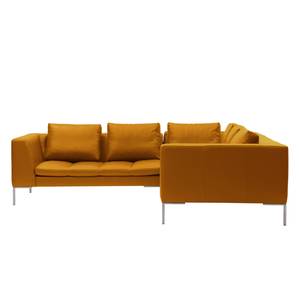 Ecksofa Madison II Echtleder Echtleder Neka: Cognac - Breite: 238 cm - Ecke davorstehend links