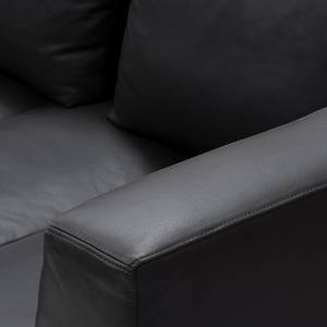 Ecksofa Madison II Echtleder Echtleder Neka: Grau - Breite: 238 cm - Ecke davorstehend links