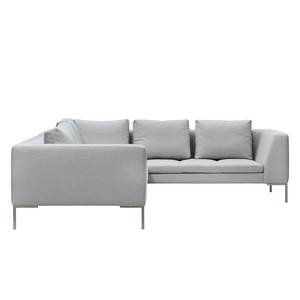 Ecksofa Madison II Webstoff Webstoff Anda II: Silber - Breite: 238 cm - Ecke davorstehend links