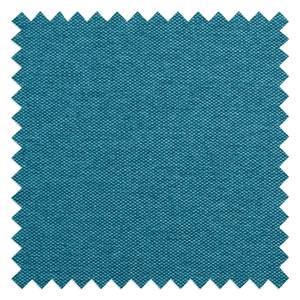 Hoekbank Madison II geweven stof Geweven stof Anda II: Turquoise - Breedte: 238 cm - Hoek vooraanzicht links