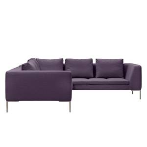 Ecksofa Madison II Webstoff Webstoff Anda II: Violett - Breite: 238 cm - Ecke davorstehend links