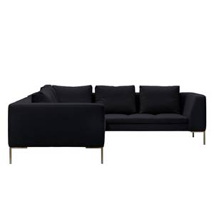 Ecksofa Madison II Webstoff Webstoff Saia: Anthrazit - Breite: 238 cm - Ecke davorstehend links