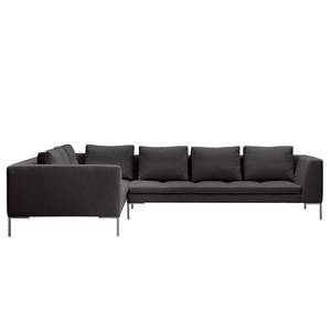 Ecksofa Madison II Webstoff Webstoff Anda II: Anthrazit - Breite: 319 cm - Ecke davorstehend links