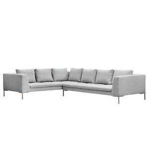 Ecksofa Madison II Webstoff Webstoff Anda II: Silber - Breite: 319 cm - Ecke davorstehend links