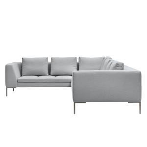 Ecksofa Madison II Webstoff Webstoff Anda II: Silber - Breite: 319 cm - Ecke davorstehend links