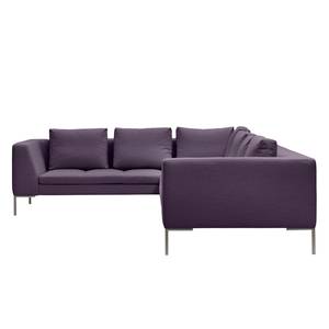 Ecksofa Madison II Webstoff Webstoff Anda II: Violett - Breite: 319 cm - Ecke davorstehend links