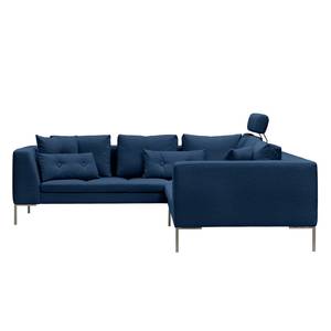 Ecksofa Madison II Webstoff Webstoff Anda II: Blau - Breite: 238 cm - Ecke davorstehend rechts