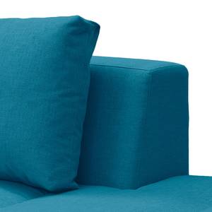 Ecksofa Madison II Webstoff Webstoff Anda II: Türkis - Breite: 319 cm - Ecke davorstehend rechts