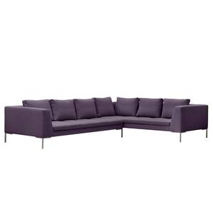 Ecksofa Madison II Webstoff Webstoff Anda II: Violett - Breite: 319 cm - Ecke davorstehend rechts