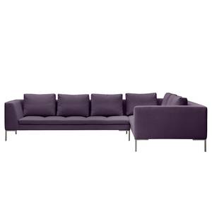 Ecksofa Madison II Webstoff Webstoff Anda II: Violett - Breite: 319 cm - Ecke davorstehend rechts