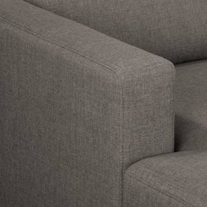 Ecksofa MAISON 1-Sitzer mit Longchair Webstoff Inas: Cubanit - Longchair davorstehend links