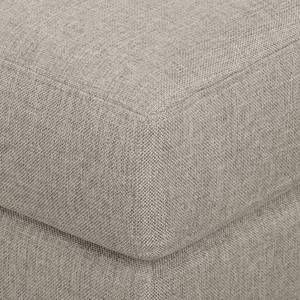 Ecksofa MAISON 1-Sitzer mit Longchair Webstoff - Webstoff Inas: Cappuccino - Longchair davorstehend rechts