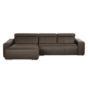 Ecksofa Malvern I Echtleder Braun - Echtleder - 310 x 82 x 180 cm