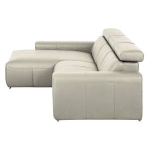 Ecksofa Malvern I Echtleder Grau - Echtleder - 310 x 82 x 180 cm