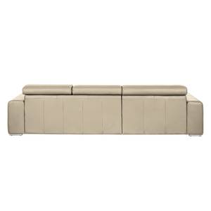 Ecksofa Malvern I Echtleder Grau - Echtleder - 310 x 82 x 180 cm