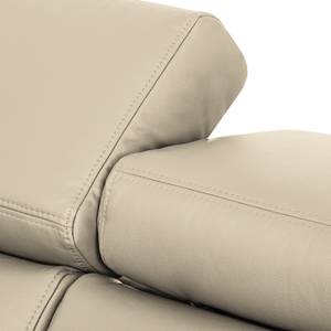 Ecksofa Malvern I Echtleder Grau - Echtleder - 310 x 82 x 180 cm