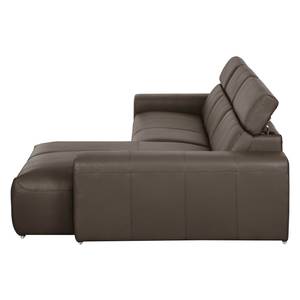 Ecksofa Malvern I Echtleder Braun - Echtleder - 310 x 82 x 180 cm