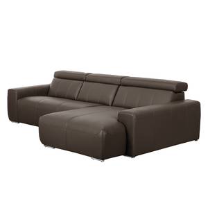 Ecksofa Malvern I Echtleder Braun - Echtleder - 310 x 82 x 180 cm