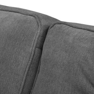 Ecksofa Marau Microfaser - Dunkelgrau - Longchair davorstehend links