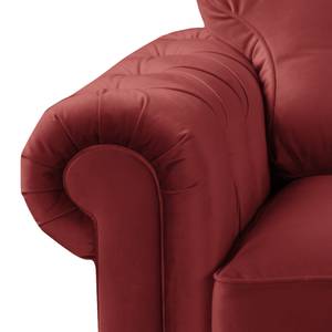 Ecksofa Marau Rot - Longchair davorstehend rechts