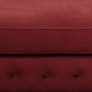 Ecksofa Marau Rot - Longchair davorstehend rechts