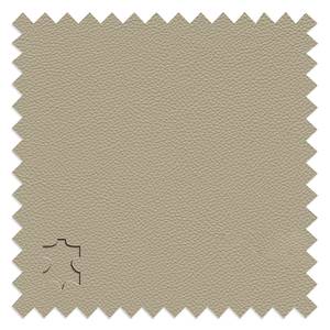 Hoekbank Masca II echt leer - Beige - Longchair vooraanzicht rechts - Slaapfunctie