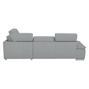 Ecksofa Masca Kunstleder Grau - Ottomane davorstehend rechts Faro_2.5AT/Bett-Kombiecke_re_Campos 5483 neu grau