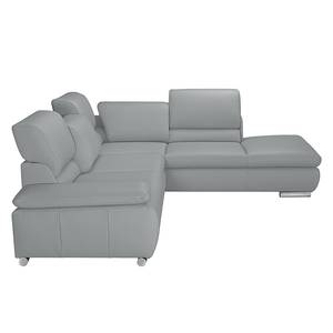 Ecksofa Masca Kunstleder Grau - Ottomane davorstehend rechts Faro_2.5AT-Kombiecke_re_Campos 5483 neu grau